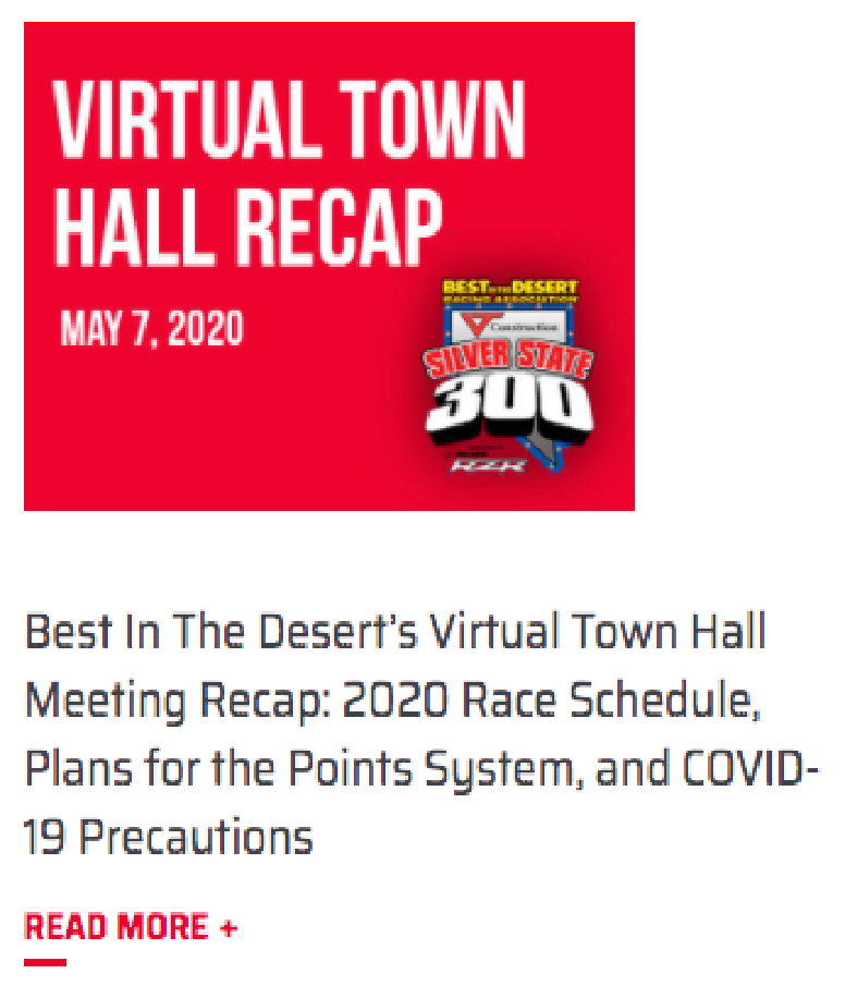 virtual townhall recap for bitd